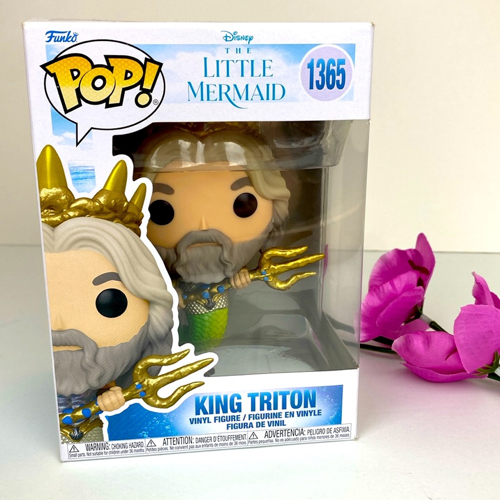 King Triton Funko Pop NEW in box (Disney The Little Mermaid)